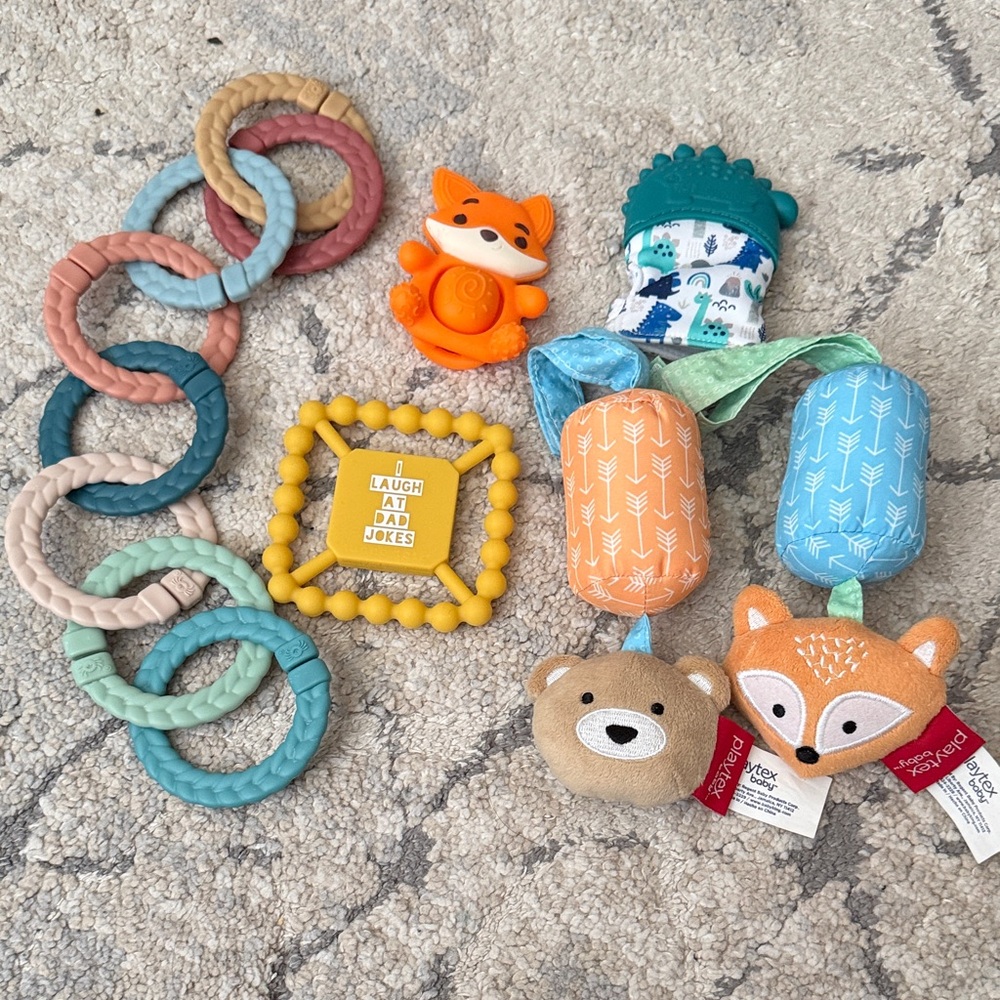 Colorful Animal-Themed Baby Toy Set